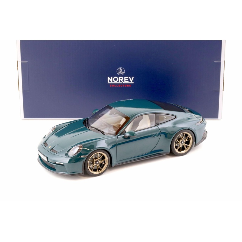 Norev Porsche 911 992 GT3 Touring Edition Fjord Green w/ Gold Wheels 1:18 LIMITED
