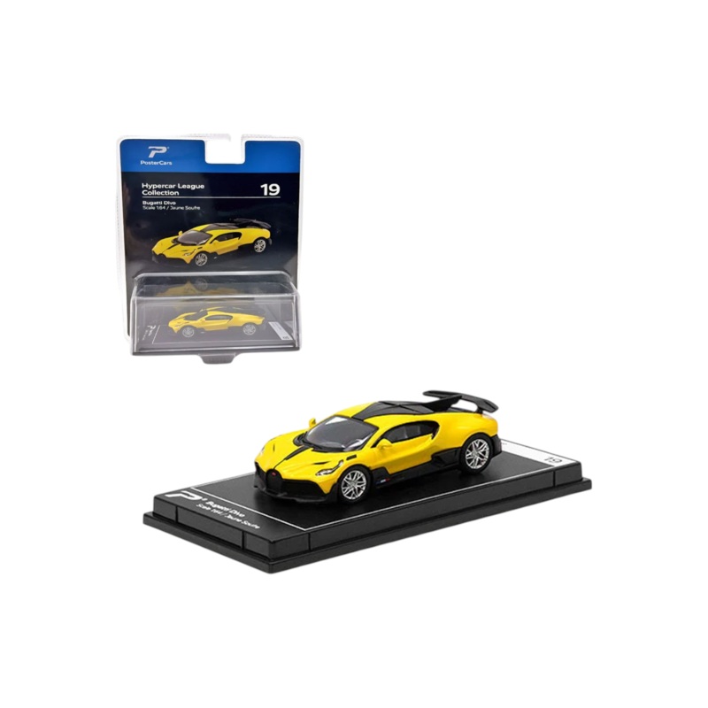 PosterCars Hypercar League Collection Bugatti Divo 1:64 Scale