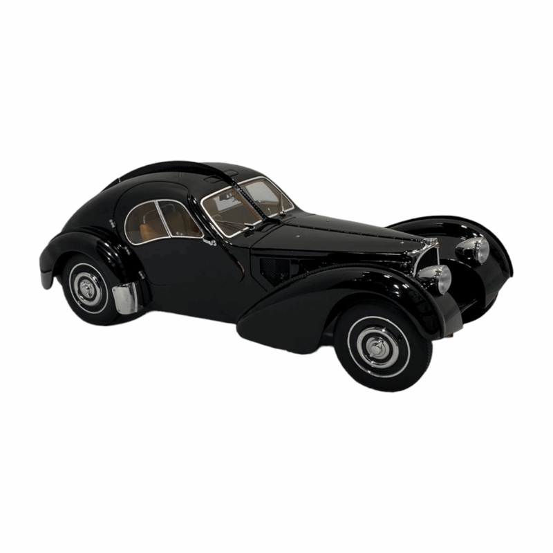 1/18 Bugatti 57S Atlantic Black 1938 by Autoart Scale Model Car