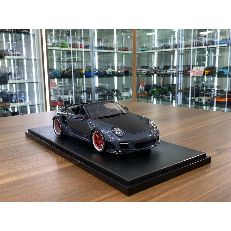 1/18 Resin Porsche 911 (997) Convertible LB-Works LBWK SEMA Show 2016 GT Spirit Grey  Limited 999pcs