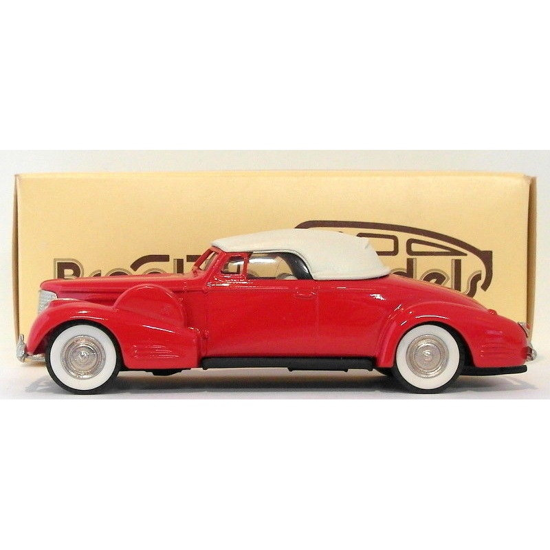 Brooklin 1/43 Scale BRK14 005  - 1940 Cadillac V16 CTCS 1983 Red 1 Of 400