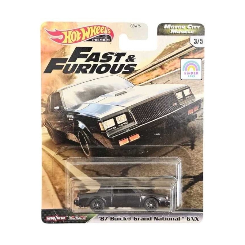 Hot Wheels Premium Fast and Furious 87 Buick Grand National GNX