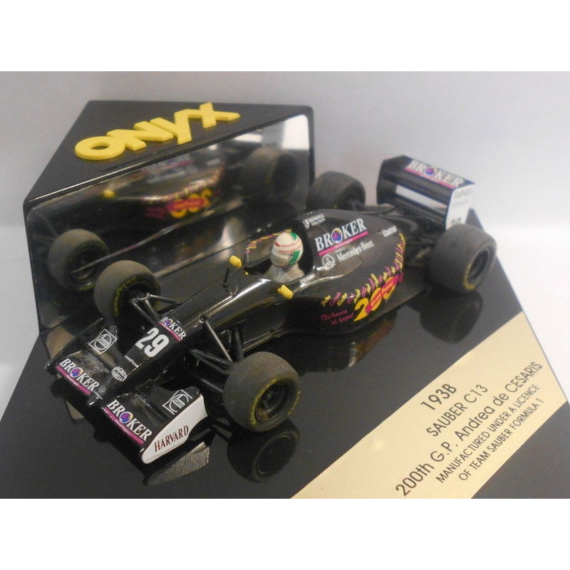Onyx 1/43 Scale - 193B SAUBER MERCEDES C13 ANDRES DE CESARIS