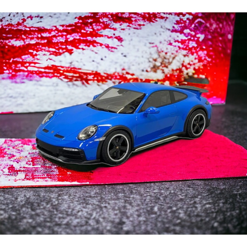 VIP Models Porsche 911 DAKAR Blue Decal Limited Edition