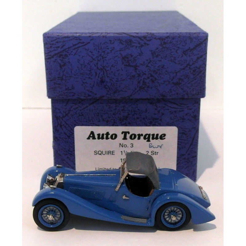 Auto Torque No.3 1/43 Scale - 1934 Ford Squire 1.5 Litre Hood Closed - Blue