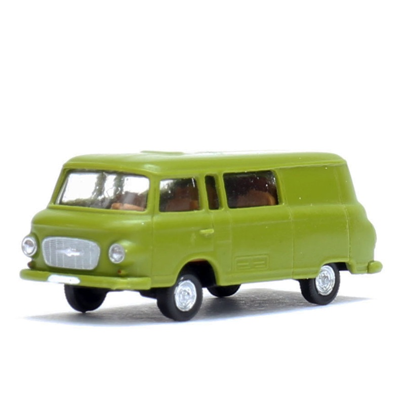 Car Barkas B1000 Semi-Bus green