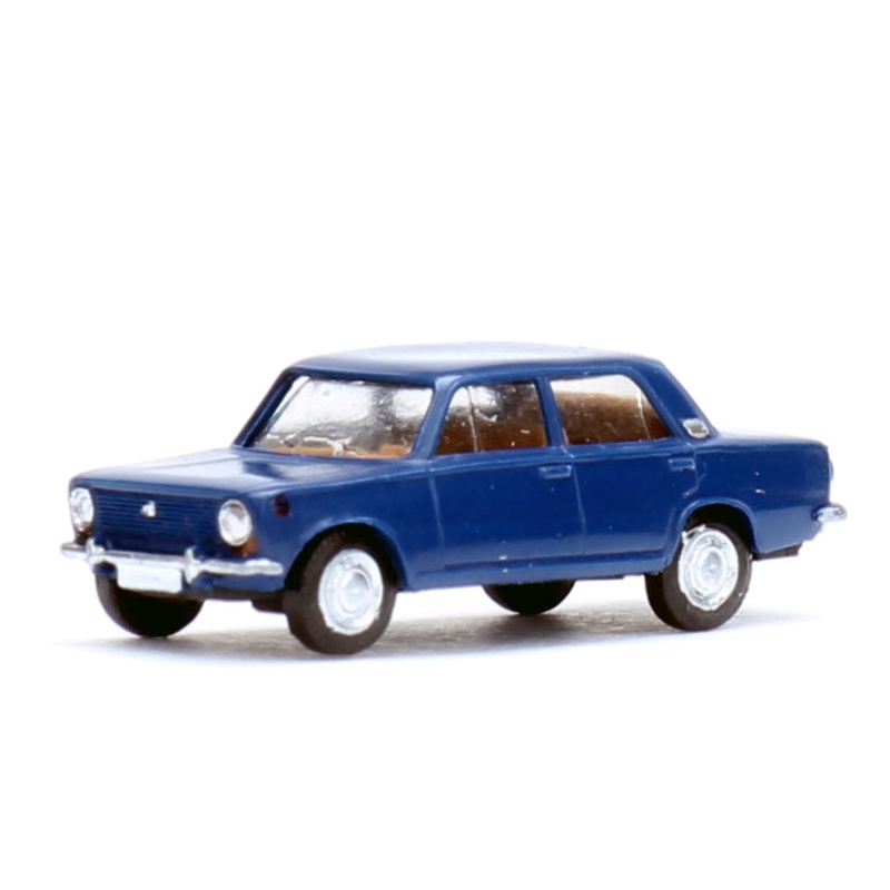 Car Fiat 124 Shiguli blue