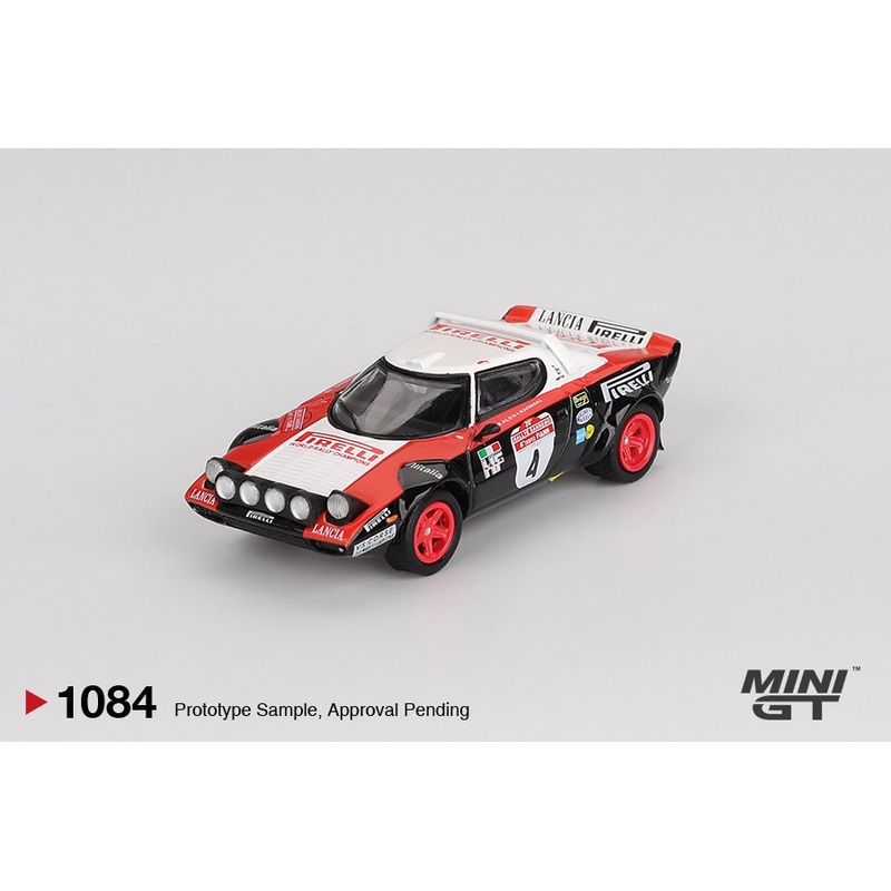 [ETA:  Feb 2026 ] Mini GT 1/64 Lancia Stratos HF #4 1978 Rally Sanremo Winner