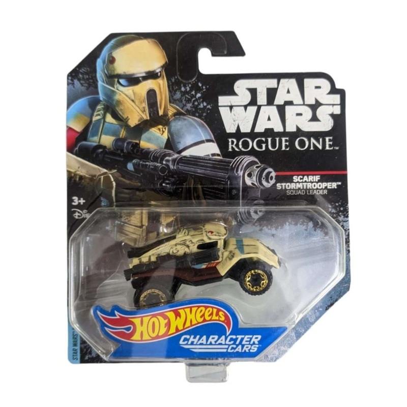 EXCLUSIVE Hotwheels Star War Rogue One Scarif Stormtrooper Charactor Car