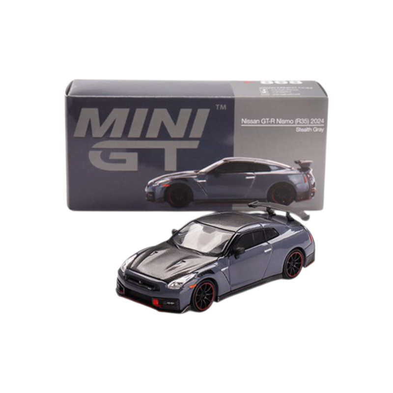 Mini GT GT-R Nismo (R35) 2024 (Stealth Grey) Code-868 1:64 Scale