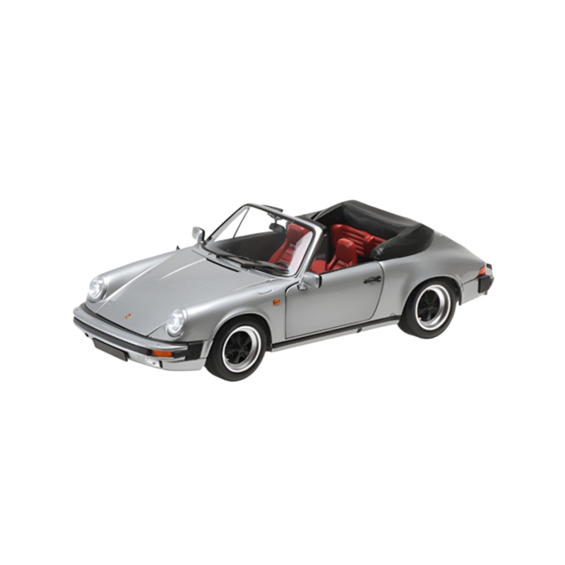 Minichamps 1983 Porsche 911 Carrera 3.2 Cabriolet G Series Grey Metallic 1:18