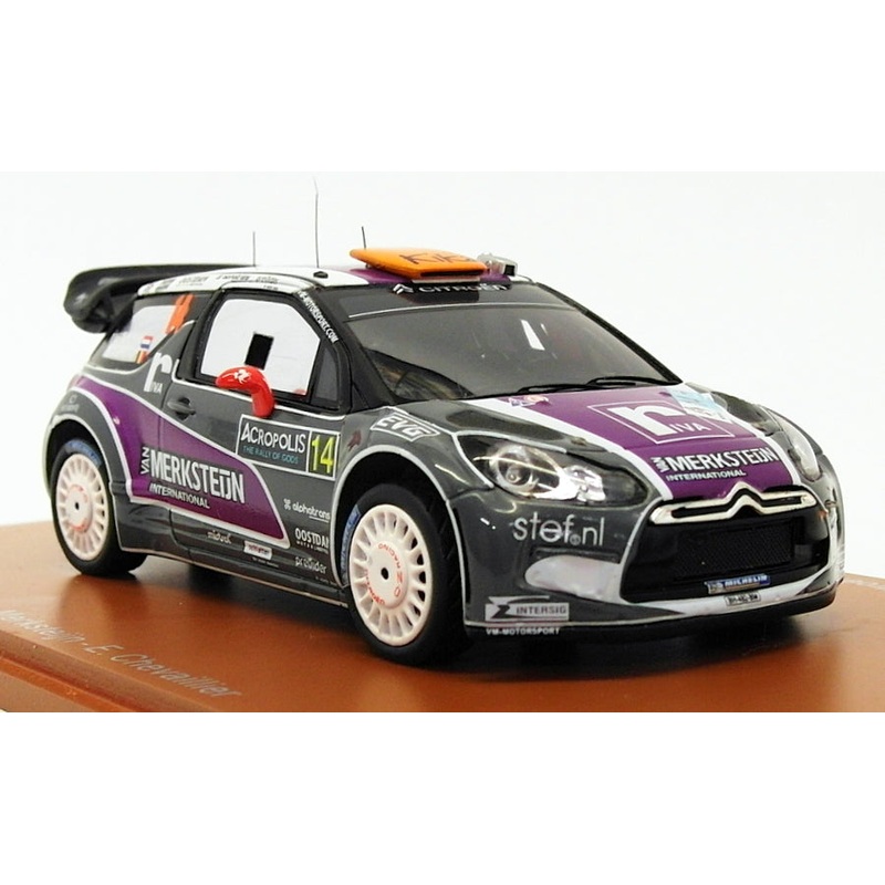 Spark 1/43 Scale S3305 - Citroen DS3 WRC #14 - Acropolis Rally 2011