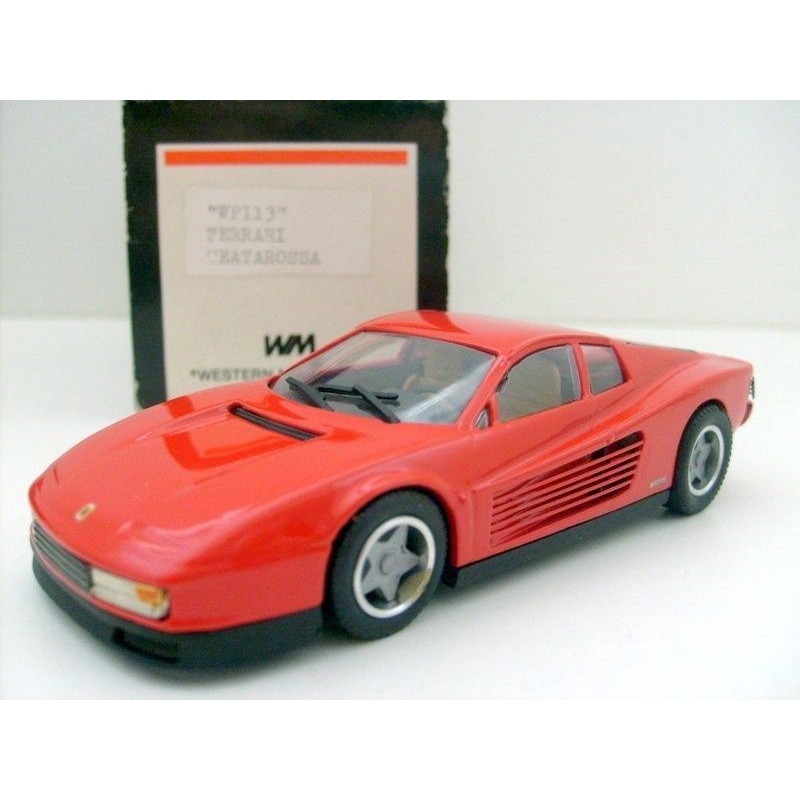 WESTERN MODELS 1/43 WP 113 FERRARI TESTAROSSA RED