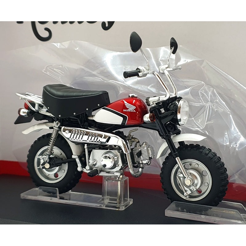 Aoshima 1/12 Scale 11172-3900 - Honda Monkey Motorcycle - Red/White/Black