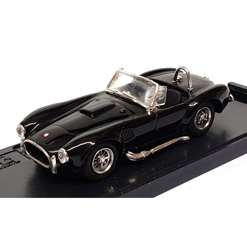 Box Model 1/43 Scale Diecast 8411 - AC Shelby Cobra Ruote In Lega - Black