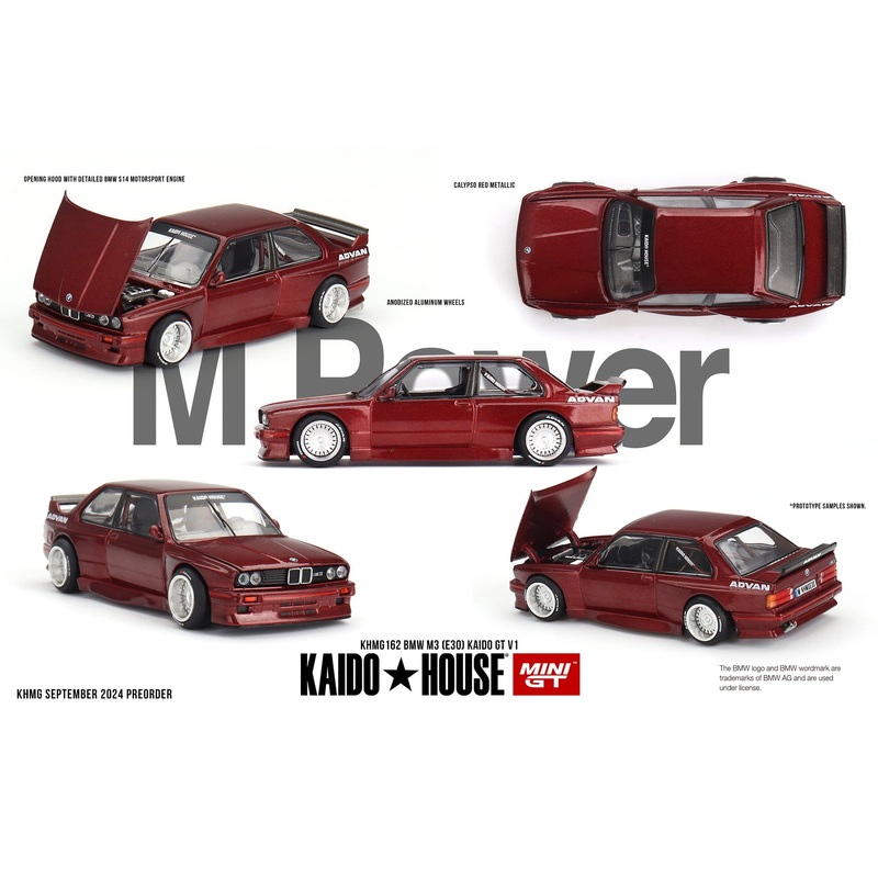 KaidoHouse x Mini GT 1/64 BMW M3 (E30) Kaido GT  V1
