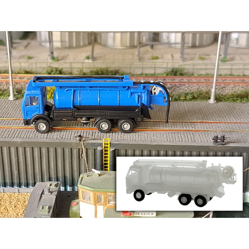 Mercedes suction flush truck