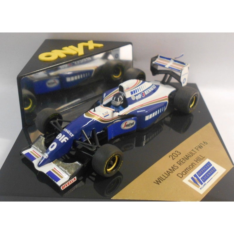 Onyx 1/43 Scale - 203 WILLIAMS RENAULT FW16 DAMON HILL