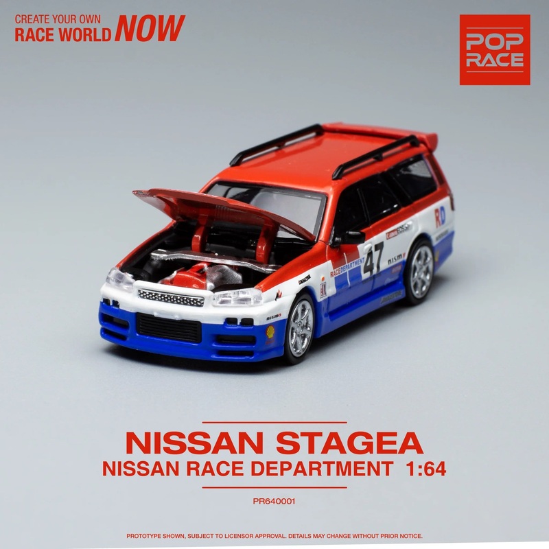 Pop Race 1/64 Nissan Stagea Race Department