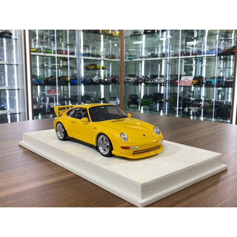 1/18 Resin Porsche 911 (993) Carrera RS 1995 Japan Version  Make Up Speed Yellow Limited Edition