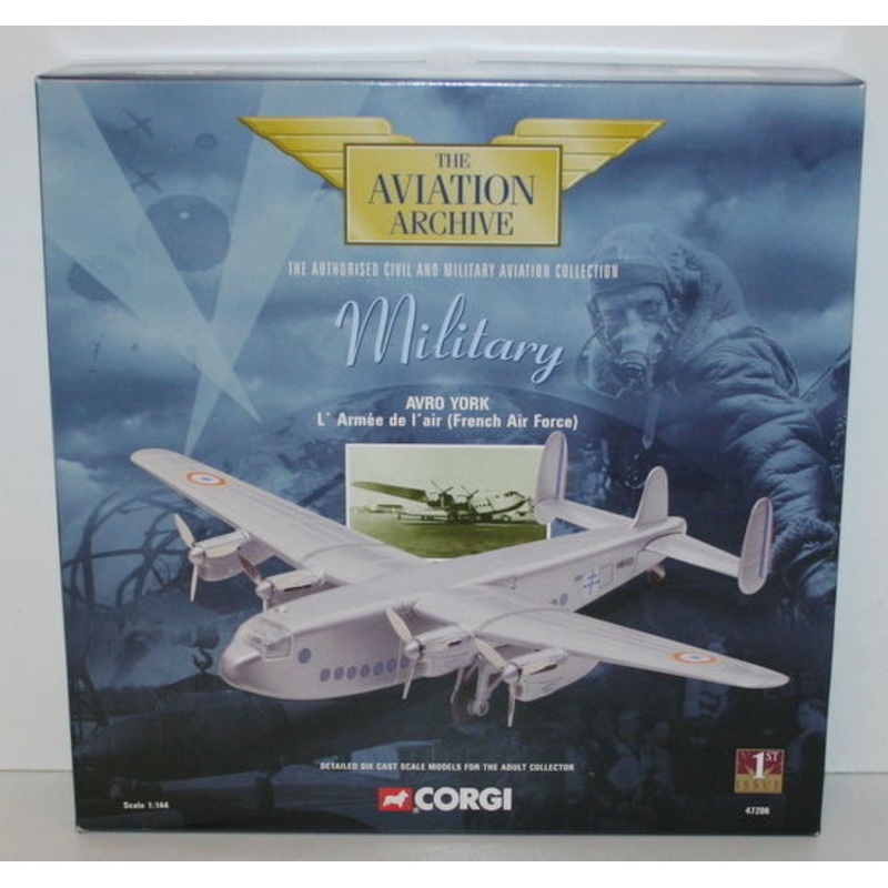 CORGI 1/144 47206 AVRO YORK L'ARMEE DE L'AIR FRENCH AIR FORCE