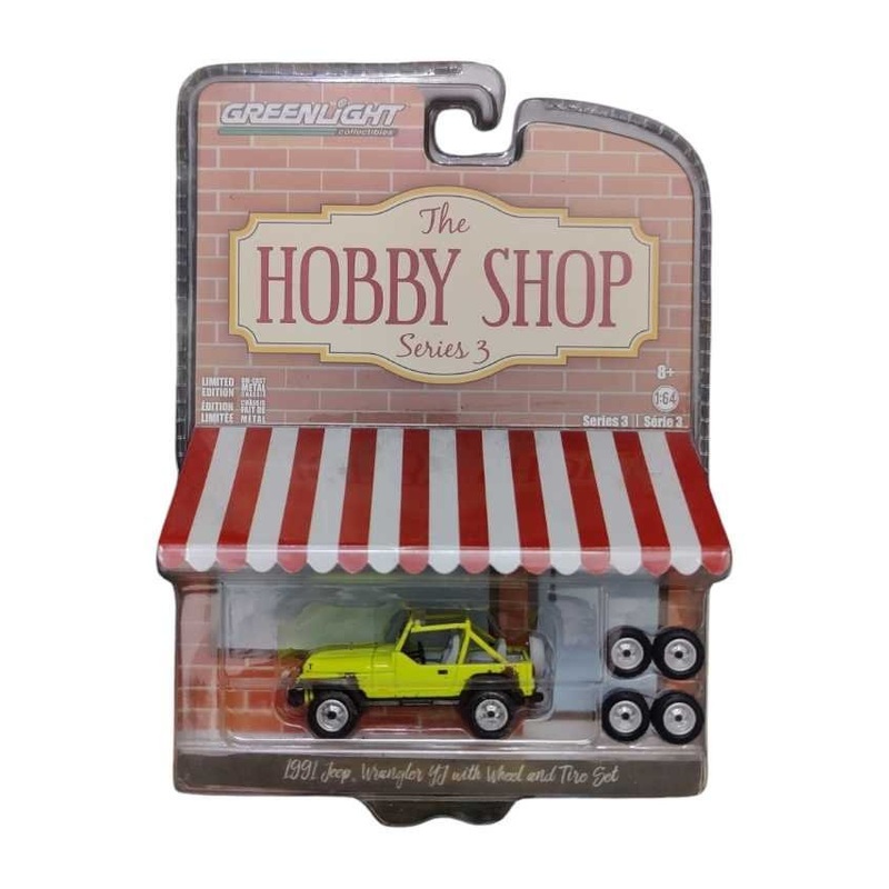 Greenlight 1991 Jeep Wrangler with tire set