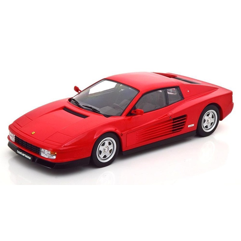 KK Scale 1986 Ferrari Testarossa Red Monospecchio European Version 1:18