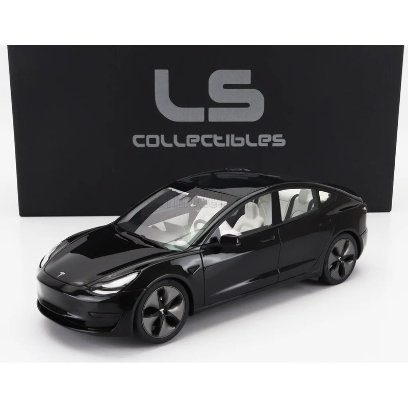 LS Collectibles 2021 Tesla Model 3 Black 1:18