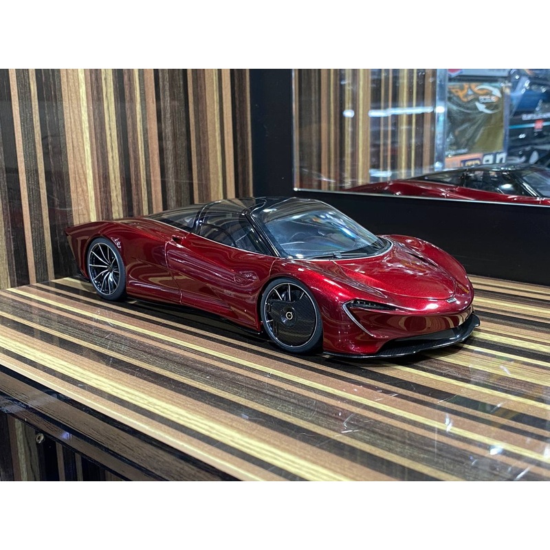 1/18 Diecast McLaren Speedtail Red AUTOart Scale Model Car