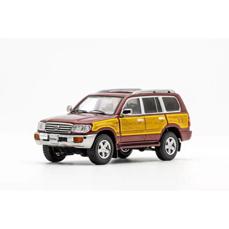GCD 1/64 Toyota Land Cruiser LC100 Wooden Brown