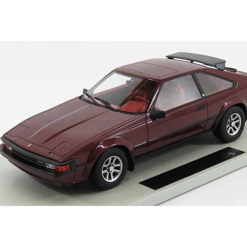 LS Collectibles 1982 Toyota Celica Supra Mk2 Coupe Dark Red Brown 1:18 LIMITED