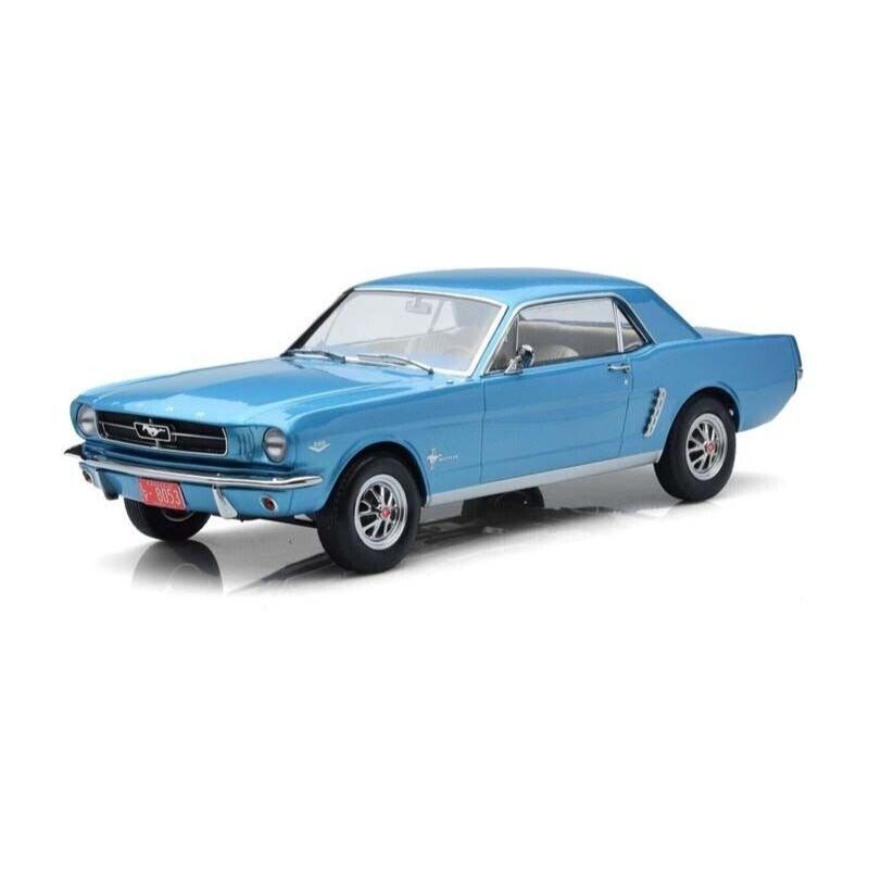 Norev 1965 Ford Mustang Hardtop Coupe Twilight Turquoise Metallic 1:18