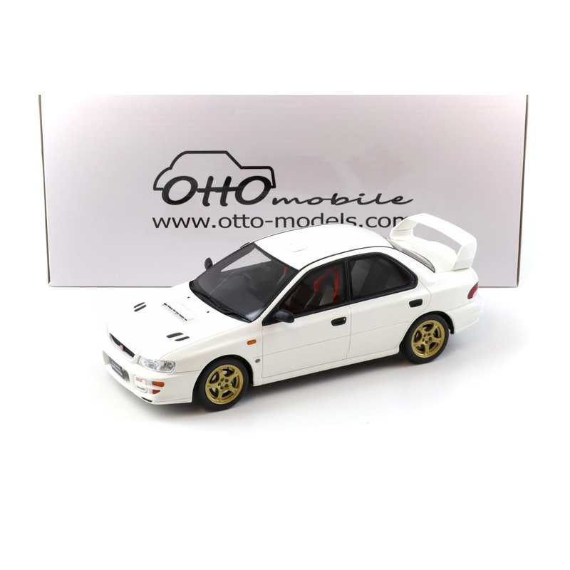 Otto 2000 Subaru Impreza WRX (GC8) Type RA STi Pure White 1:18