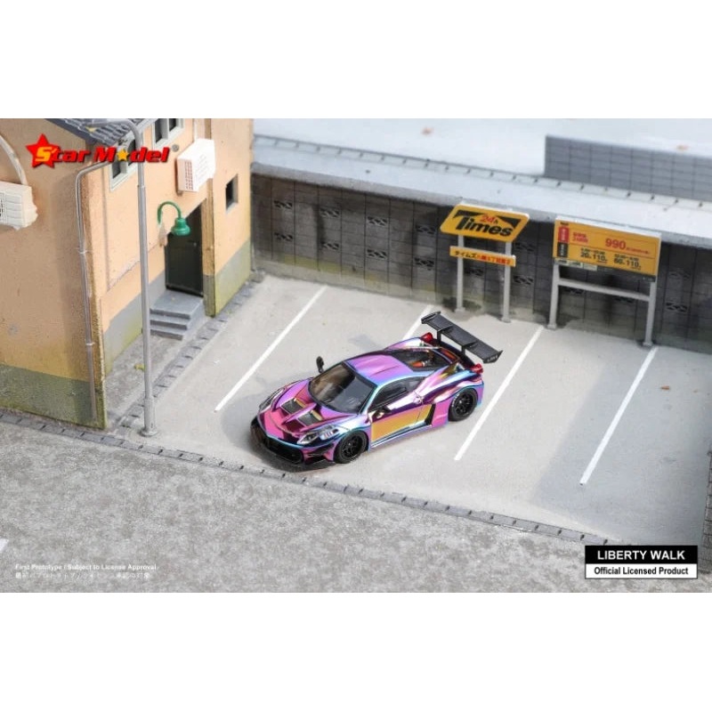 Star Model 1/64 LBWK LB-Silhouette Works 458 GT Chrome Magic
