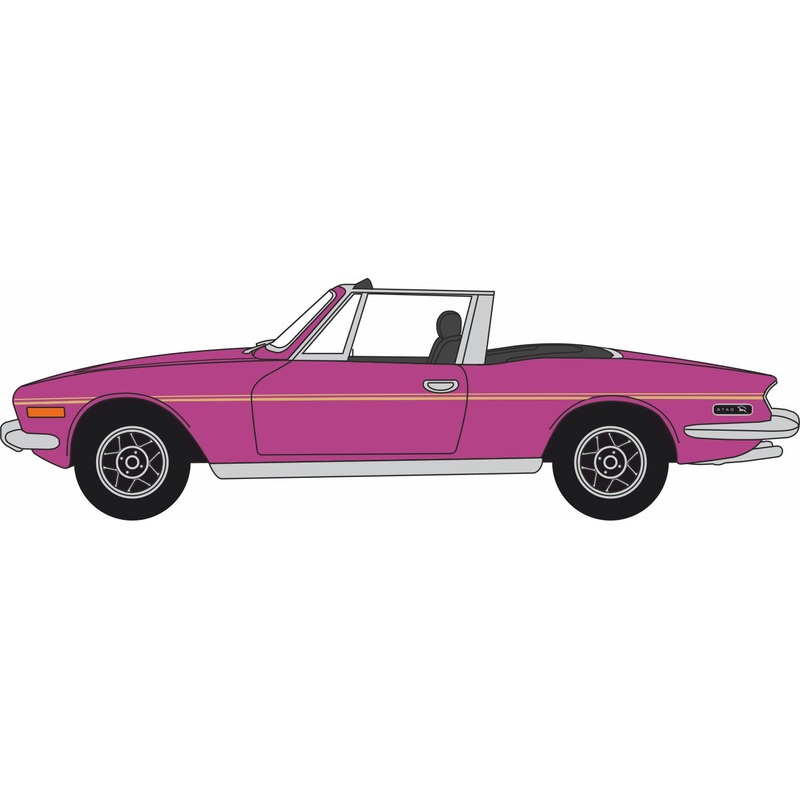 Triumph Stag Majenta 1:76