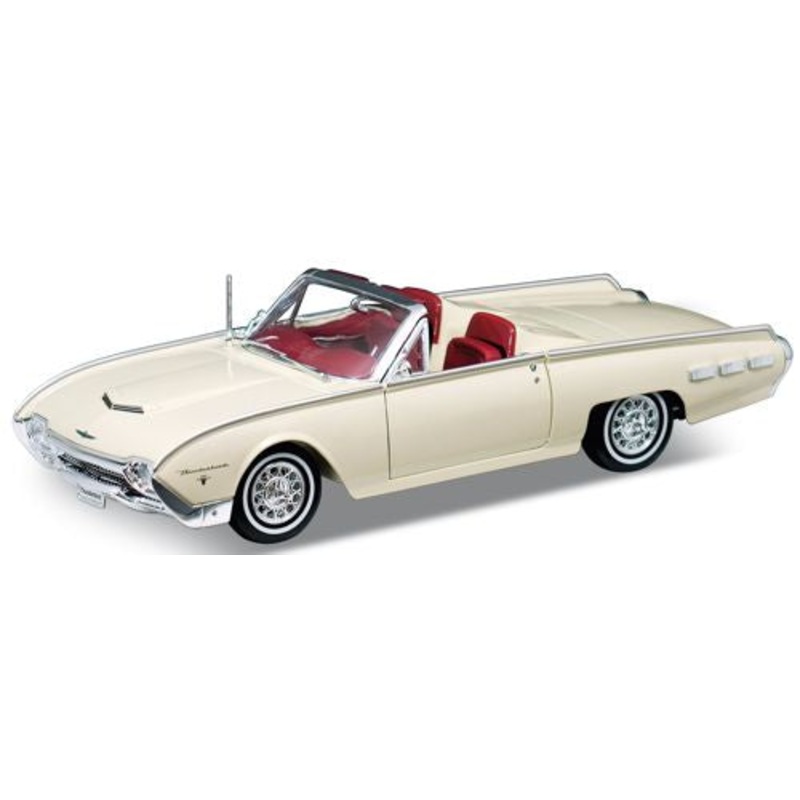 Welly Ford Thunderbird 1962 Cream - 1:18 Scale