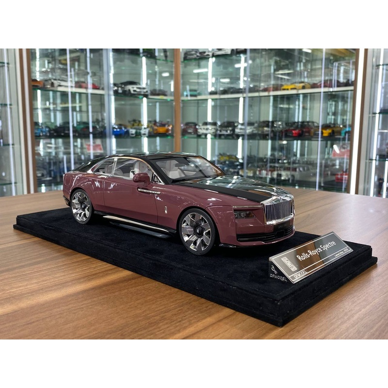1/18 DF Models Rolls Royce Spectre Morganite Pink/Black | Limited Edition