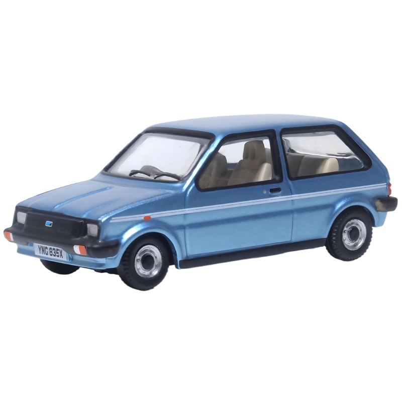 Austin Mini Metro Denim Blue Metallic -1:76 scale 76MET002