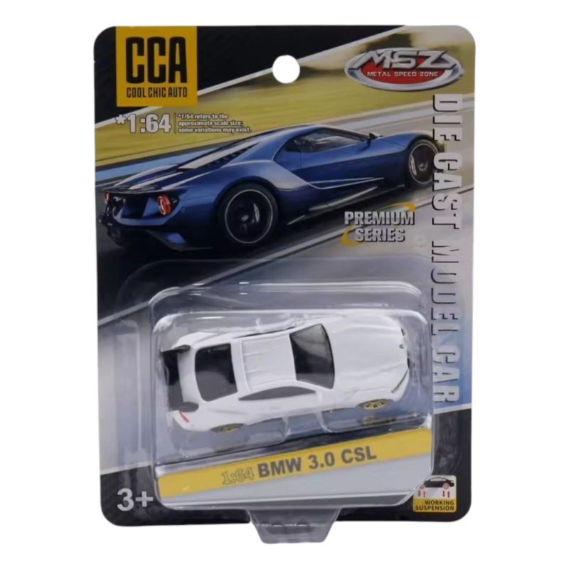 CCA Premium Series BMW 3.0 CSL 1:64 Scale