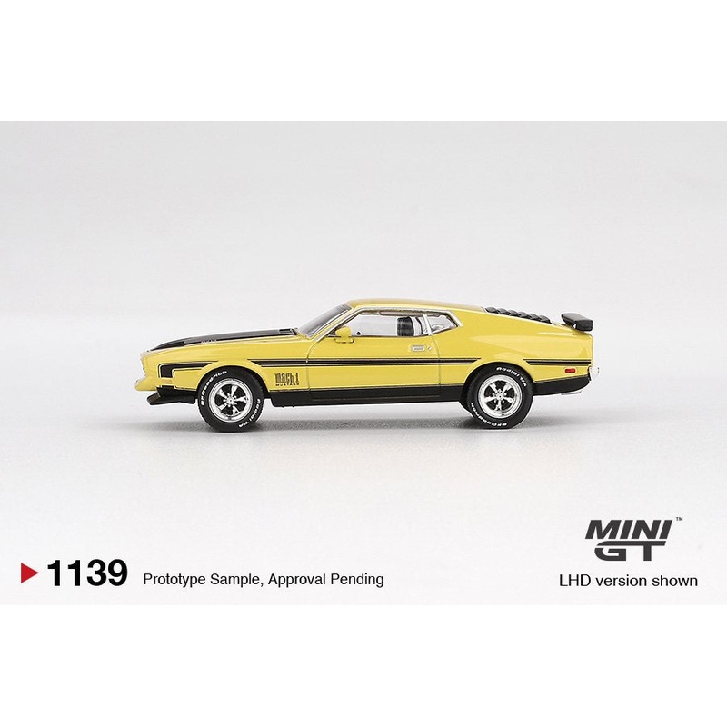 [ETA:  Apr 2026 ] Mini GT 1/64 Ford Mustang Mach1 Grabber Yellow