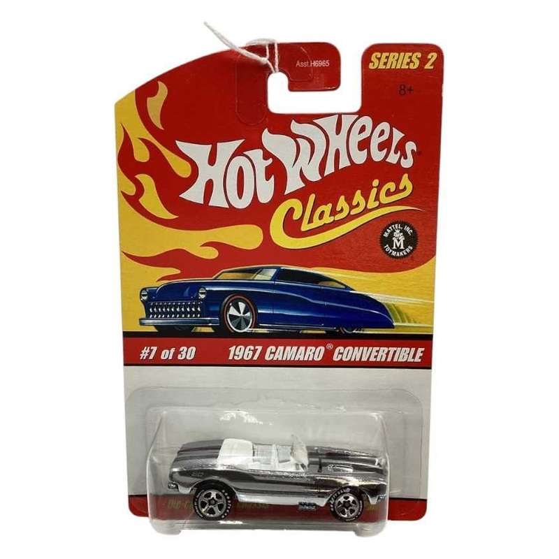 Exclusive Hotwheels Classic '69 Camaro Die-cast Chassis