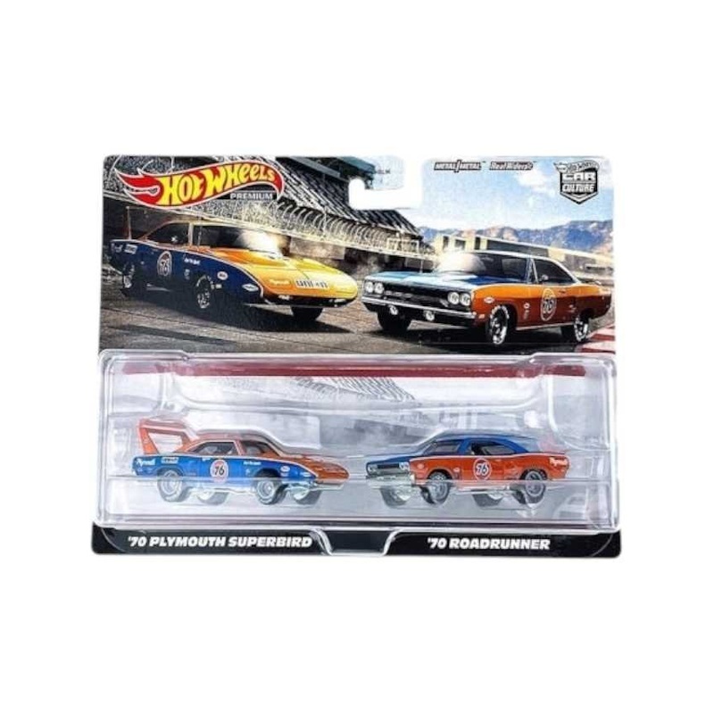Hotwheels 2 pack 70 Plymouth superbird and 70 roadrunner