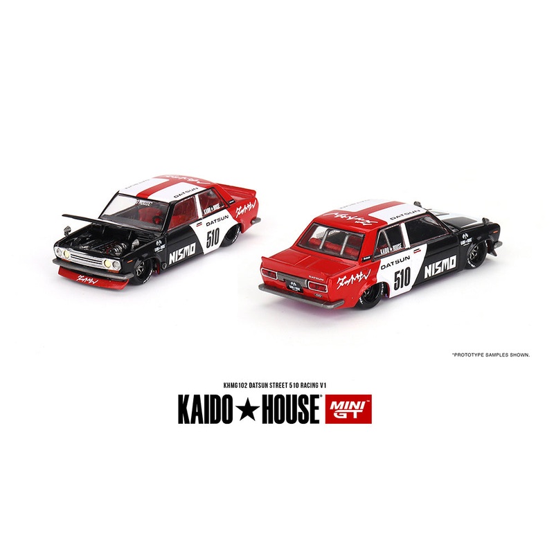KaidoHouse x Mini GT 1/64 Datsun Street 510 Racing V1