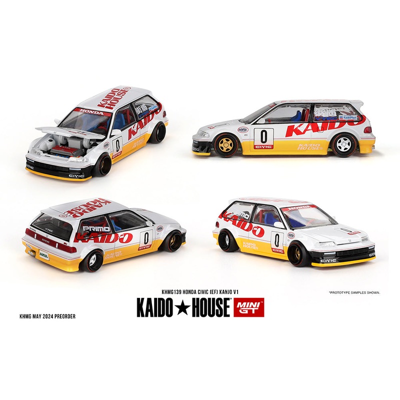 KaidoHouse x Mini GT 1/64 Honda Civic (EF) Kanjo  V1