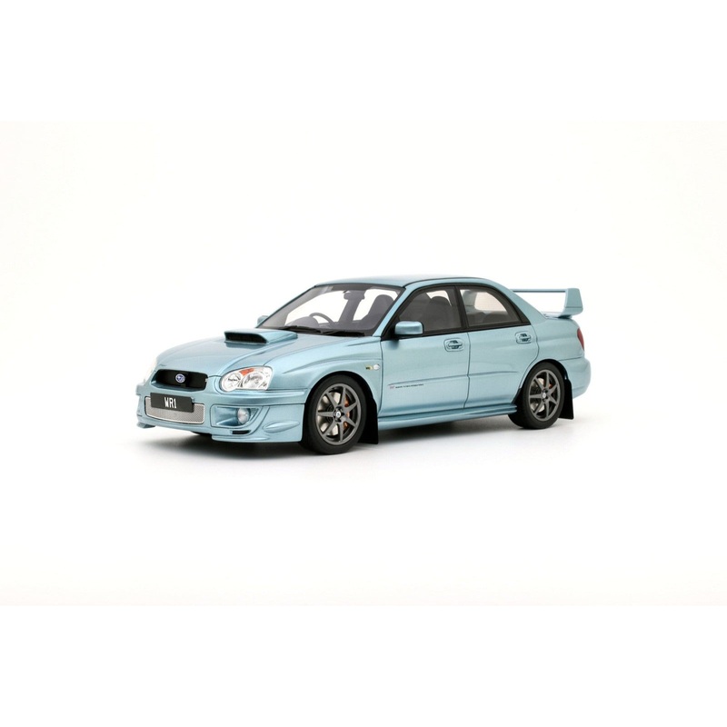 Otto 2003 Subaru Impreza WRX STi WR1 Solberg Edition Ice Blue Metallic 1:18