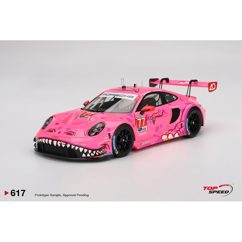 Topspeed Porsche 911 GT3 R (992) #77 Roxy AO Racing 2024 IMSA Road America 1:18