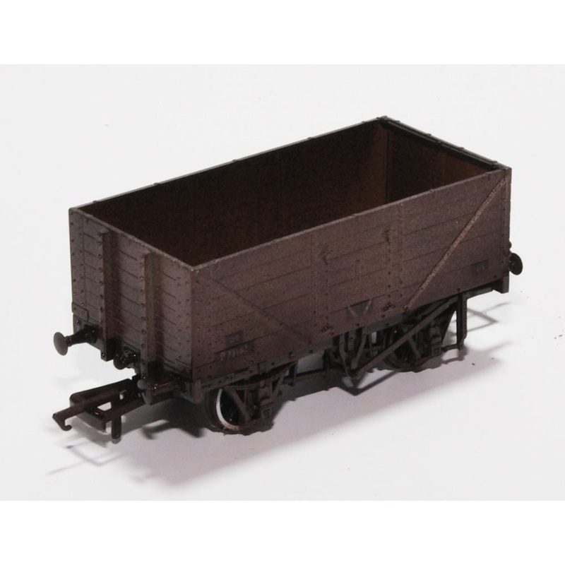 Weathered BR Grey 7 Plank Wagon P73162