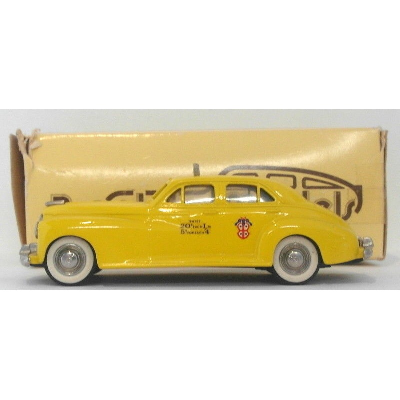 Brooklin 1/43 Scale BRK18 004  - 1941 Packard Clipper Taxi Yellow 1 Of 500
