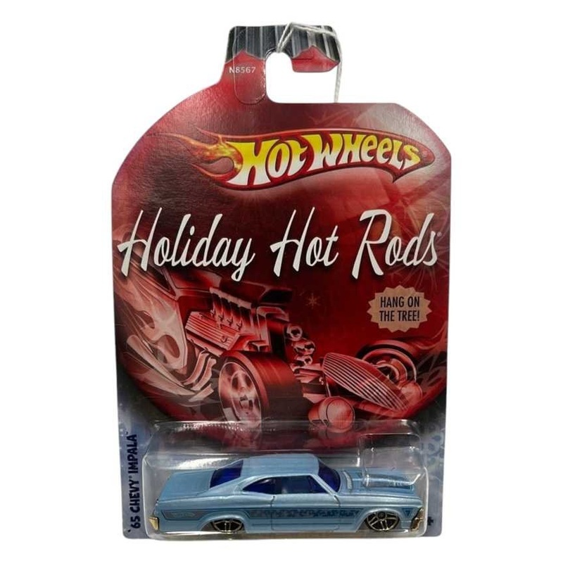 Exclusive Hotwheels Holiday Hotrods Rods 65 chevy impala