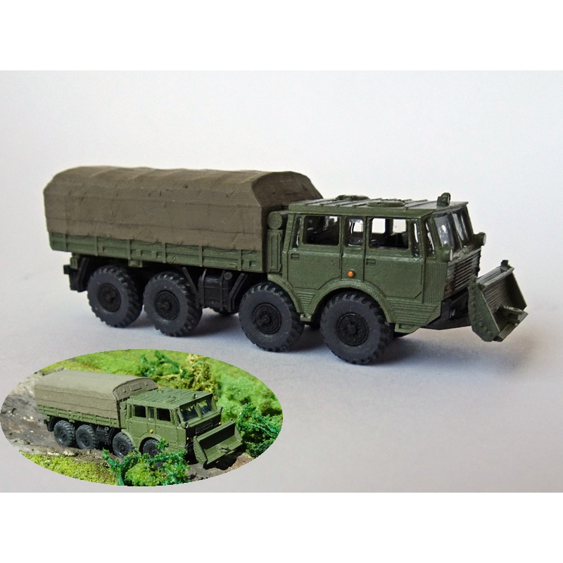 Tatra 813 8x8 with dozer blade